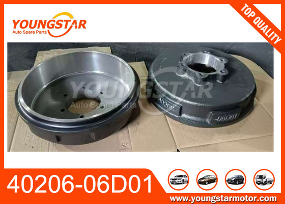 40206-06D01 NISSAN NU41 এর জন্য ফ্রন্ট ব্রেক ড্রাম 6 বোল্ট