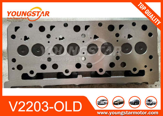 Kubota V2203 সম্পূর্ণ সিলিন্ডার হেড অ্যাসেম্বলি, ডিজেল ইঞ্জিনের জন্য আয়রন কাস্টিং ৮ভি ভালভ এবং ৪সিএল সহ
