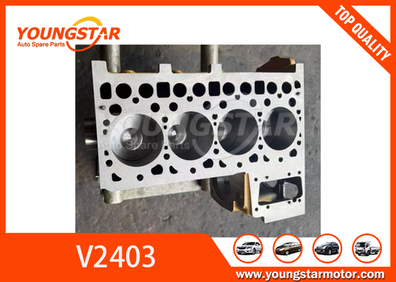 V2403 Engine Short Block Casting Iron 4 Cylinder Water Cooled Short Block Assembly for Kubota Excavator Loader