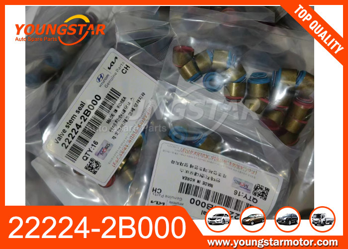 22224-2B010 22224 2B000 ইঞ্জিন ভালভ স্টেম সিল জন্য হুন্ডাই অ্যাকসেন্ট টাসন কিয়া রিও সল 1.6L