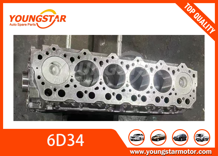 Mitsubishi 6D34 Casting Iron Brand-New Short Block Assembly for Diesel Engine