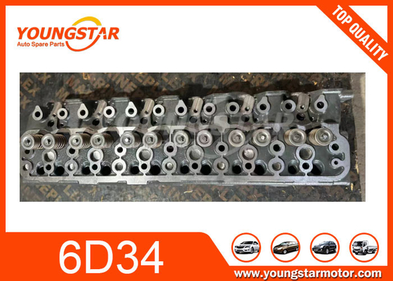 6D34 Mitsubishi 5861cc 12V ডিজেল OE Me99721 এর জন্য সম্পূর্ণ সিলিন্ডার হেড