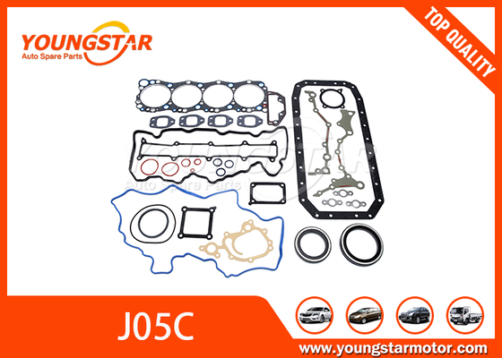তাপ-প্রতিরোধী উপাদান সহ Hino J05C ইঞ্জিনের জন্য সম্পূর্ণ গ্যাসকেট সেট OEM 04010-0689